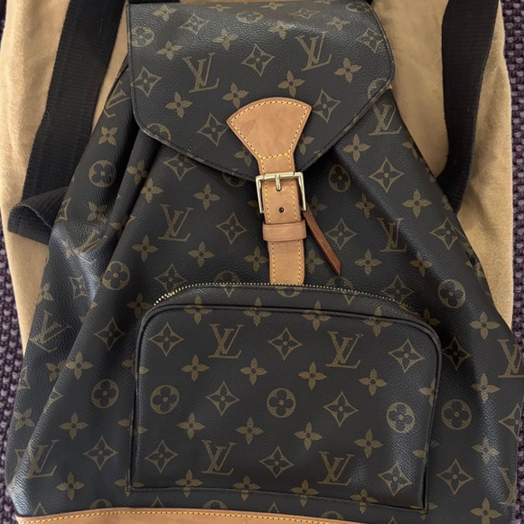 Louis Vuitton Montsouris MM Monogram M51136 Women\'s Brown main image 6